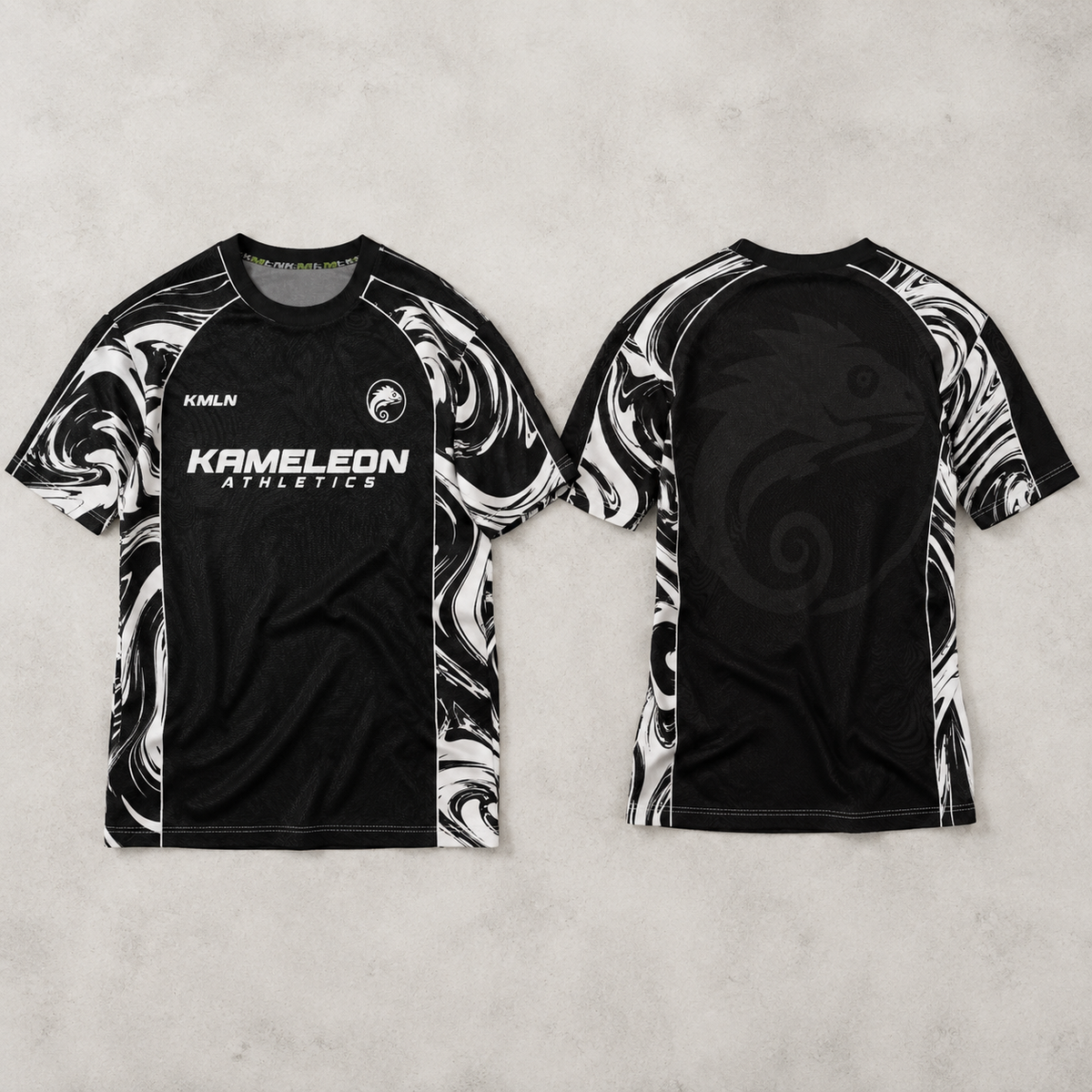 Obsidian Swirl Drifit Sports Jersey Shirt