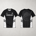 Black Rally Drifit Sports Jersey Shirt
