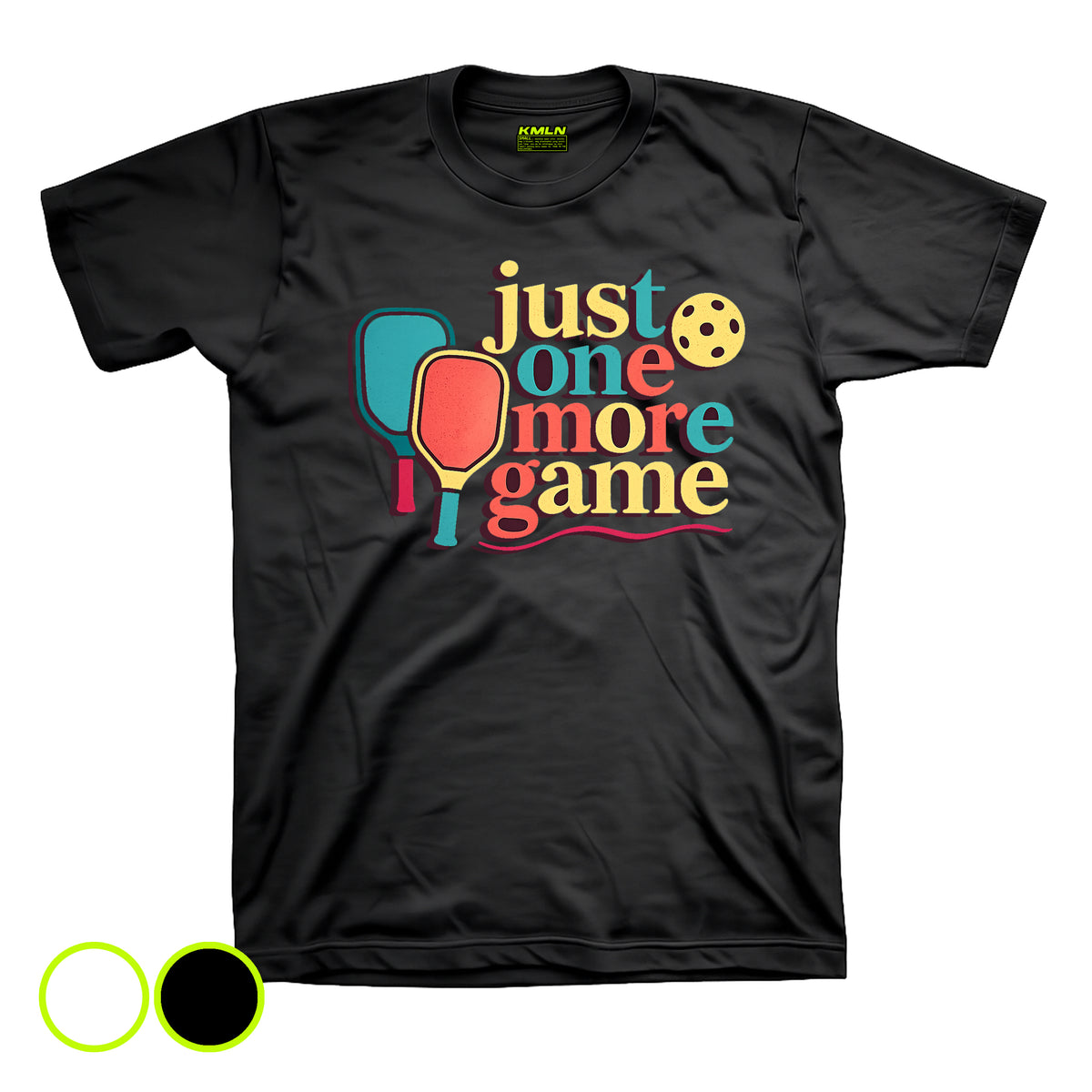 Just One More Game Drifit Pickleball DTF Shirt
