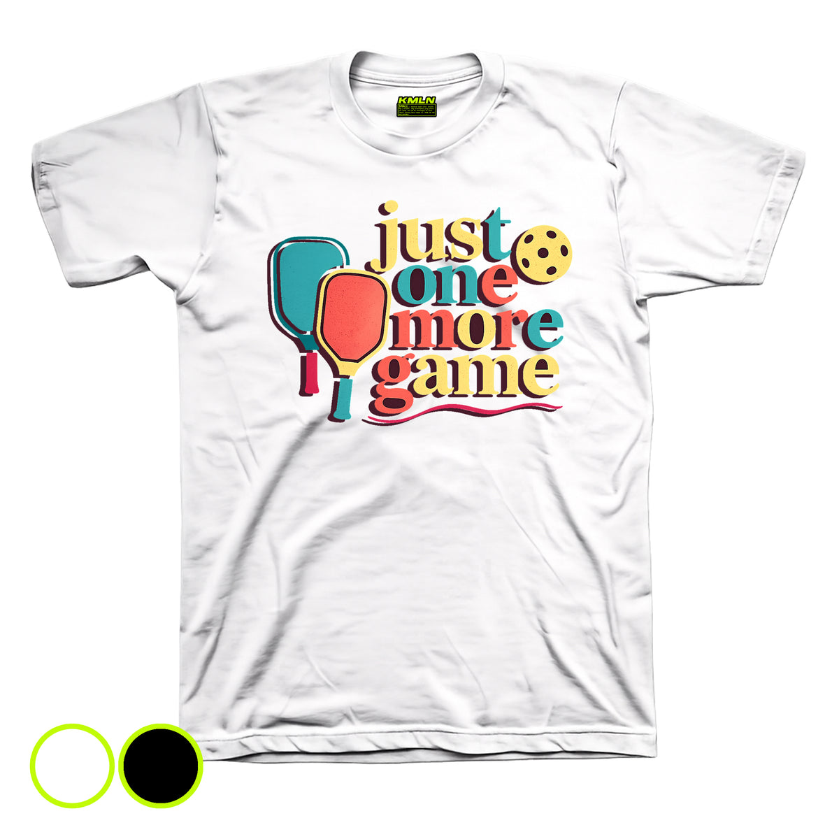 Just One More Game Drifit Pickleball DTF Shirt