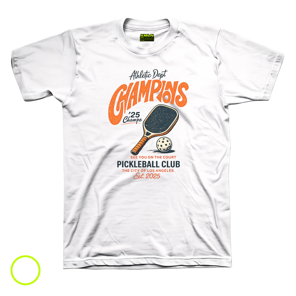 Athletic Dept. Champions Drifit Pickleball DTF Shirt