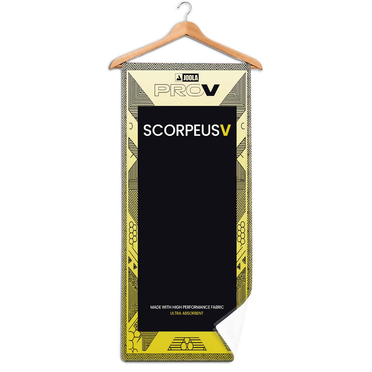 Joola Scorpeus V Yellow Microfiber Pickleball Towel