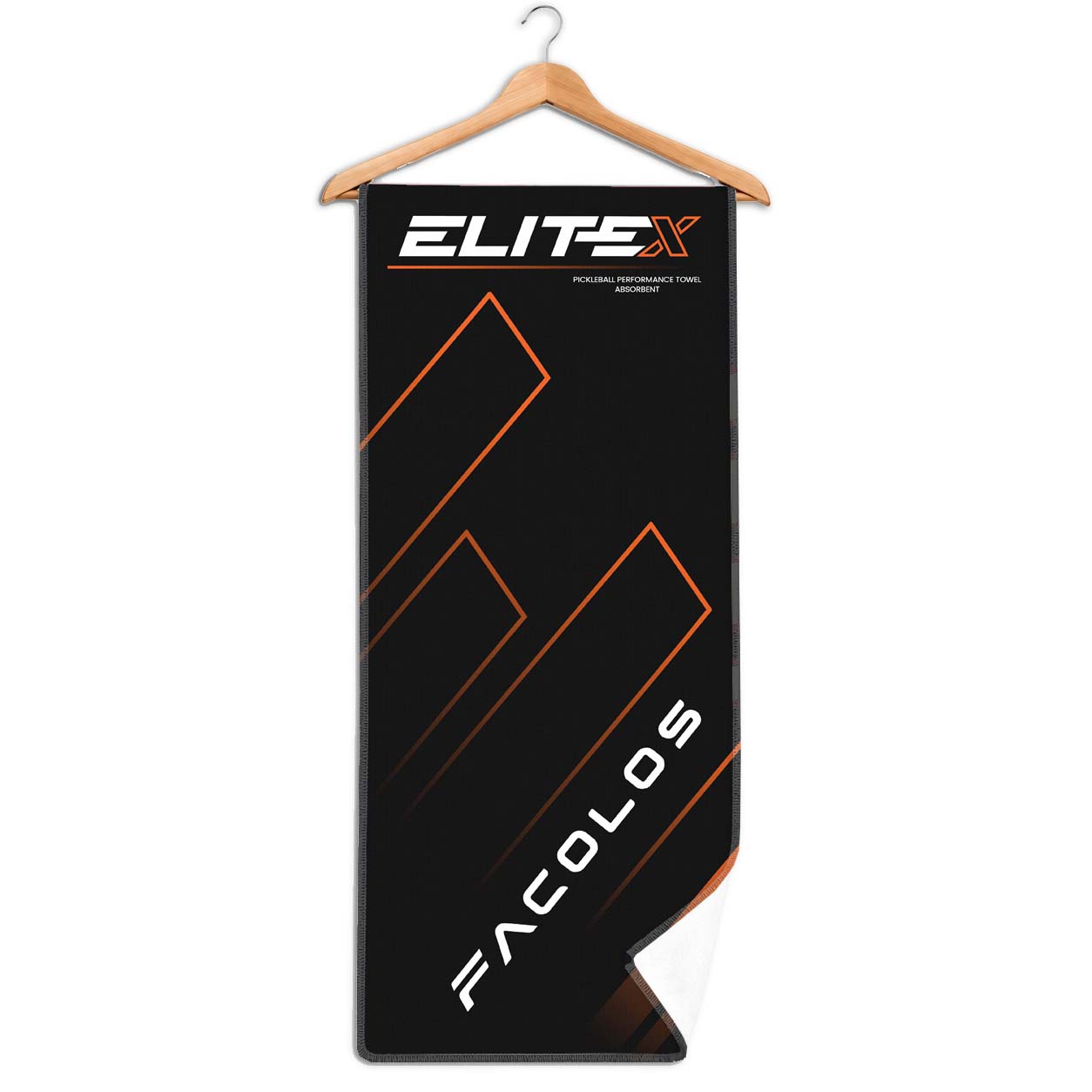 Facolos Orange Microfiber Pickleball Towel