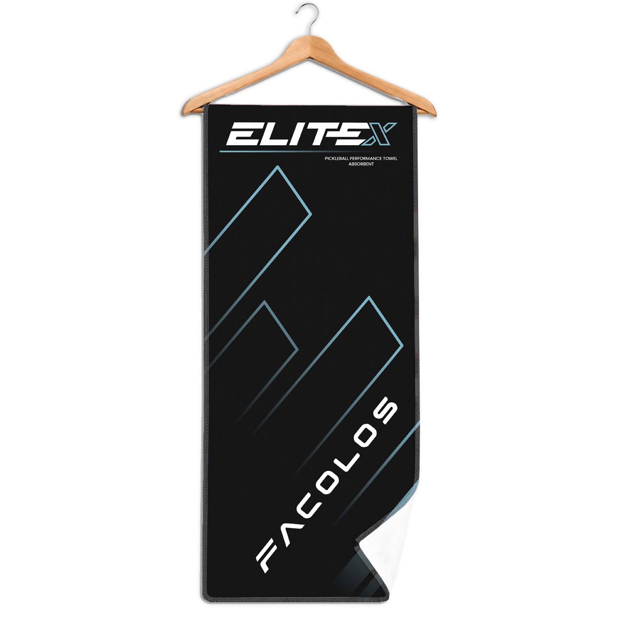 Facolos Blue Microfiber Pickleball Towel