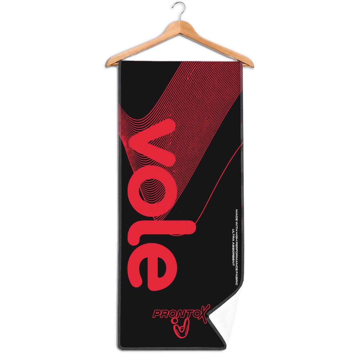 Vole ProntoX Red Microfiber Pickleball Towel