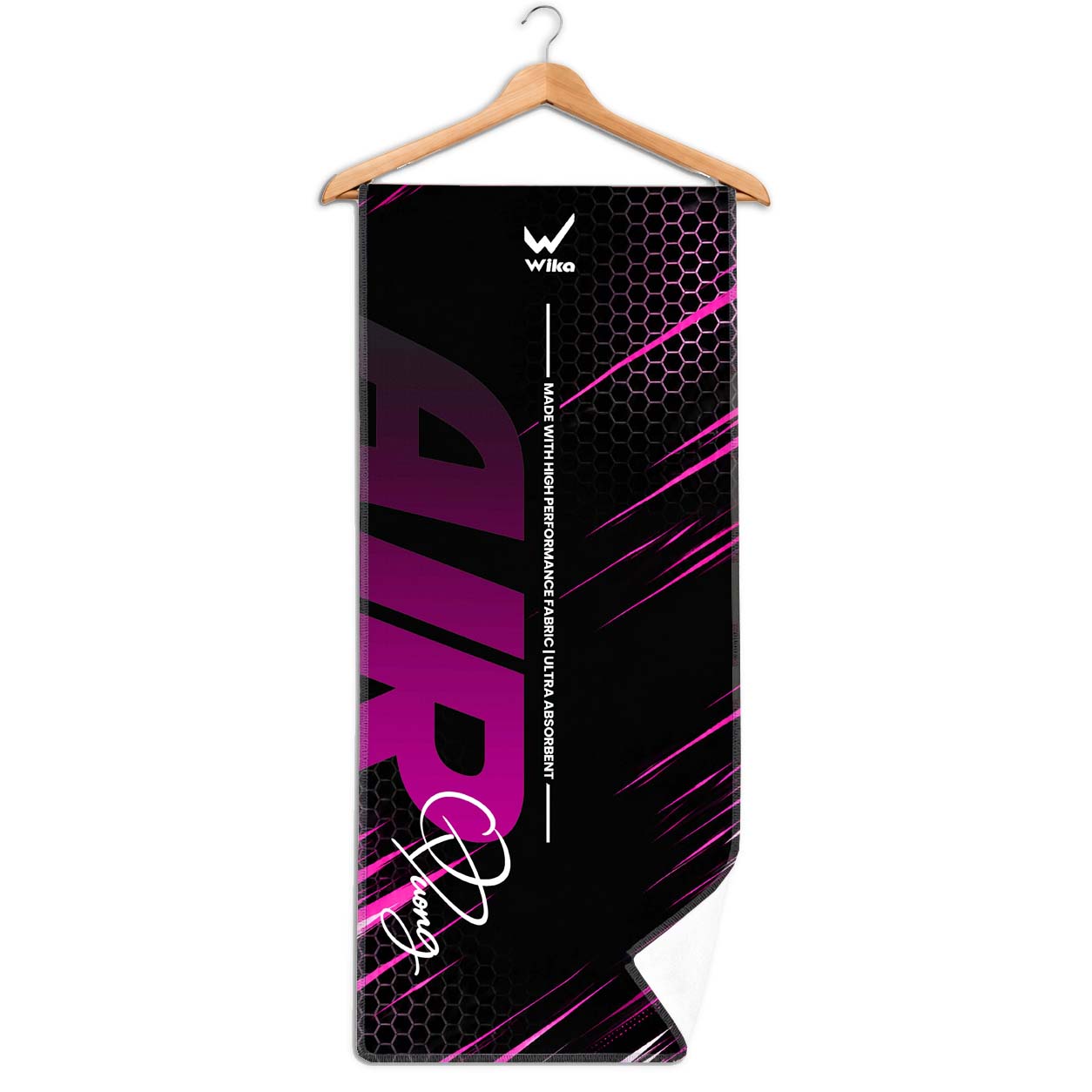 Wika Air Pink Microfiber Pickleball Towel