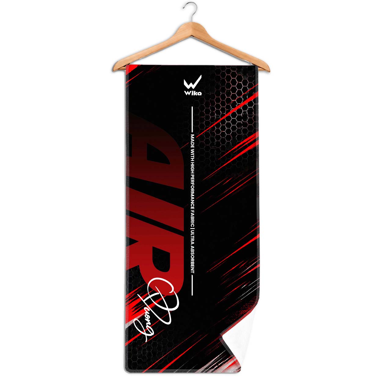 Wika Air Red Microfiber Pickleball Towel
