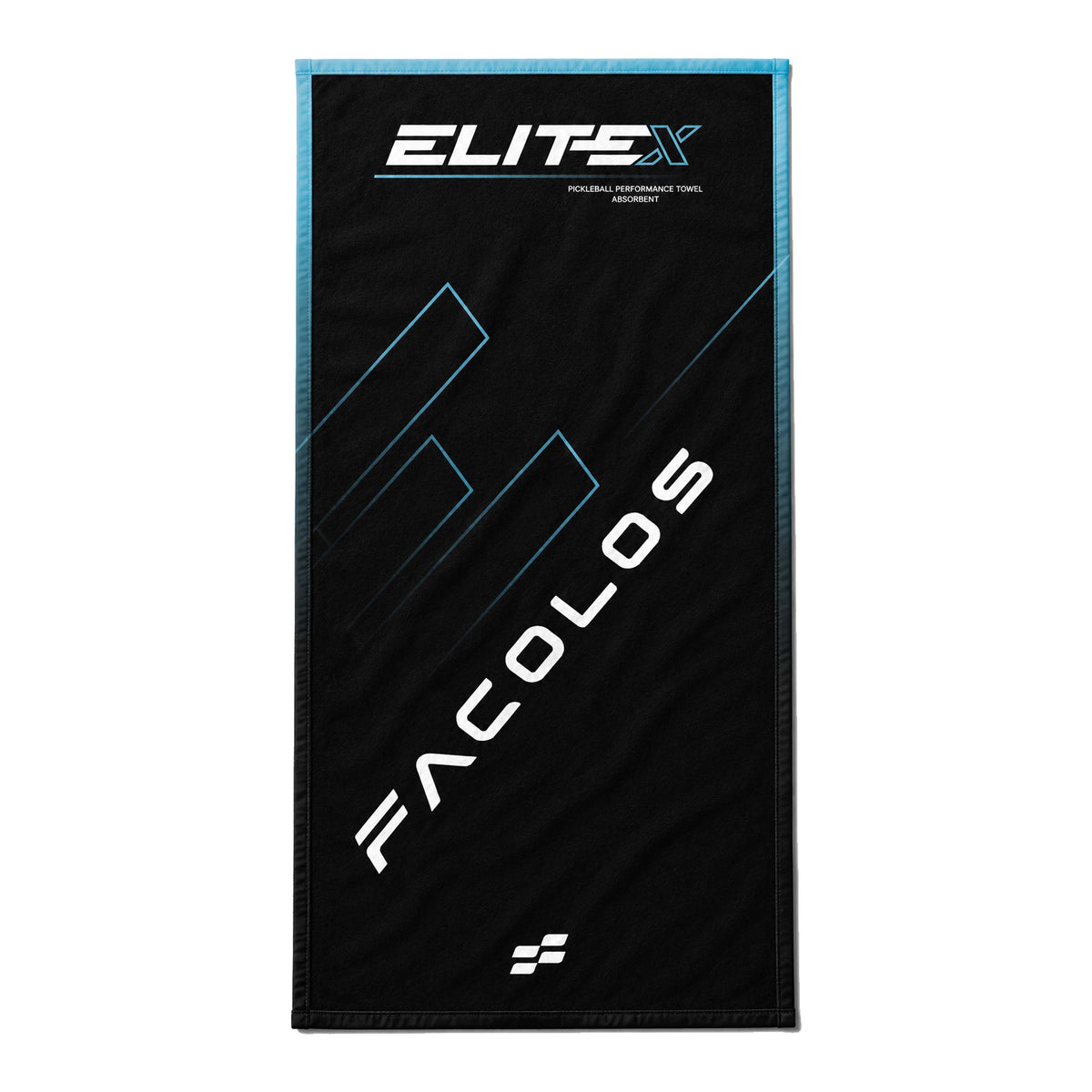 Facolos EliteX Teal Stream | Light Blue | Cotton Pickleball Towel