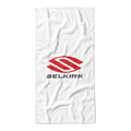 Selkirk Center Logo White | Cotton Pickleball Towel