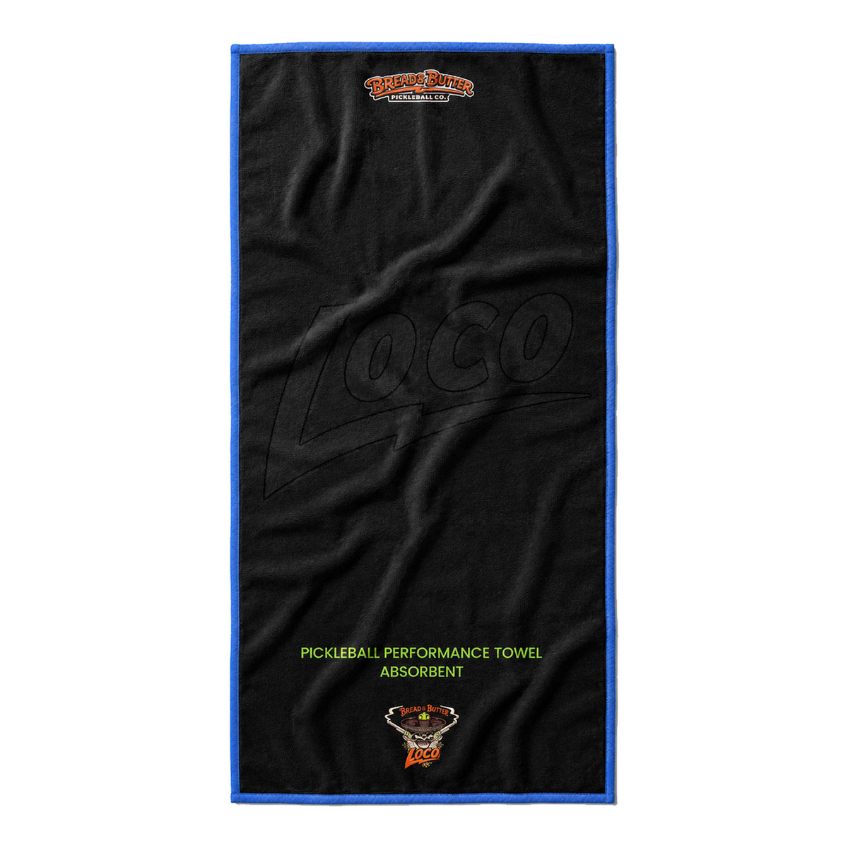 Bread & Butter Loco | Azul | Cotton Pickleball Towel