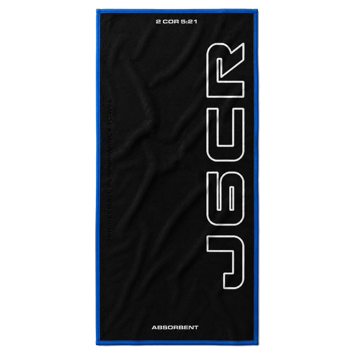 Honolulu J6CR | Blue Edge | Cotton Pickleball Towel