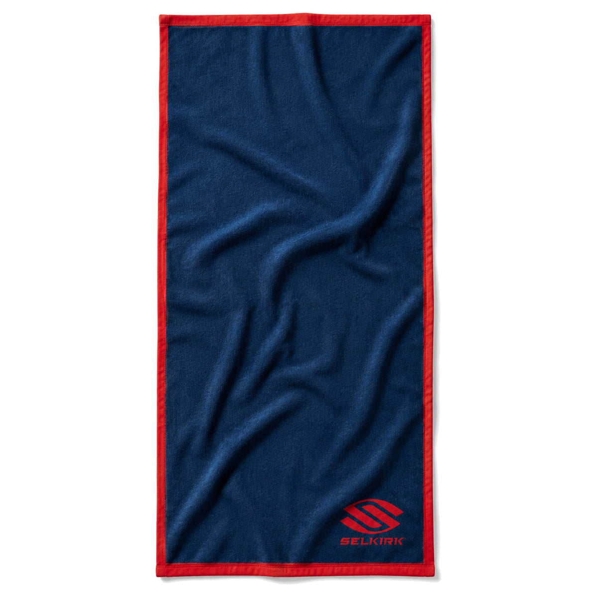 Selkirk Navy Blue | Red Edge Logo | Cotton Pickleball Towel