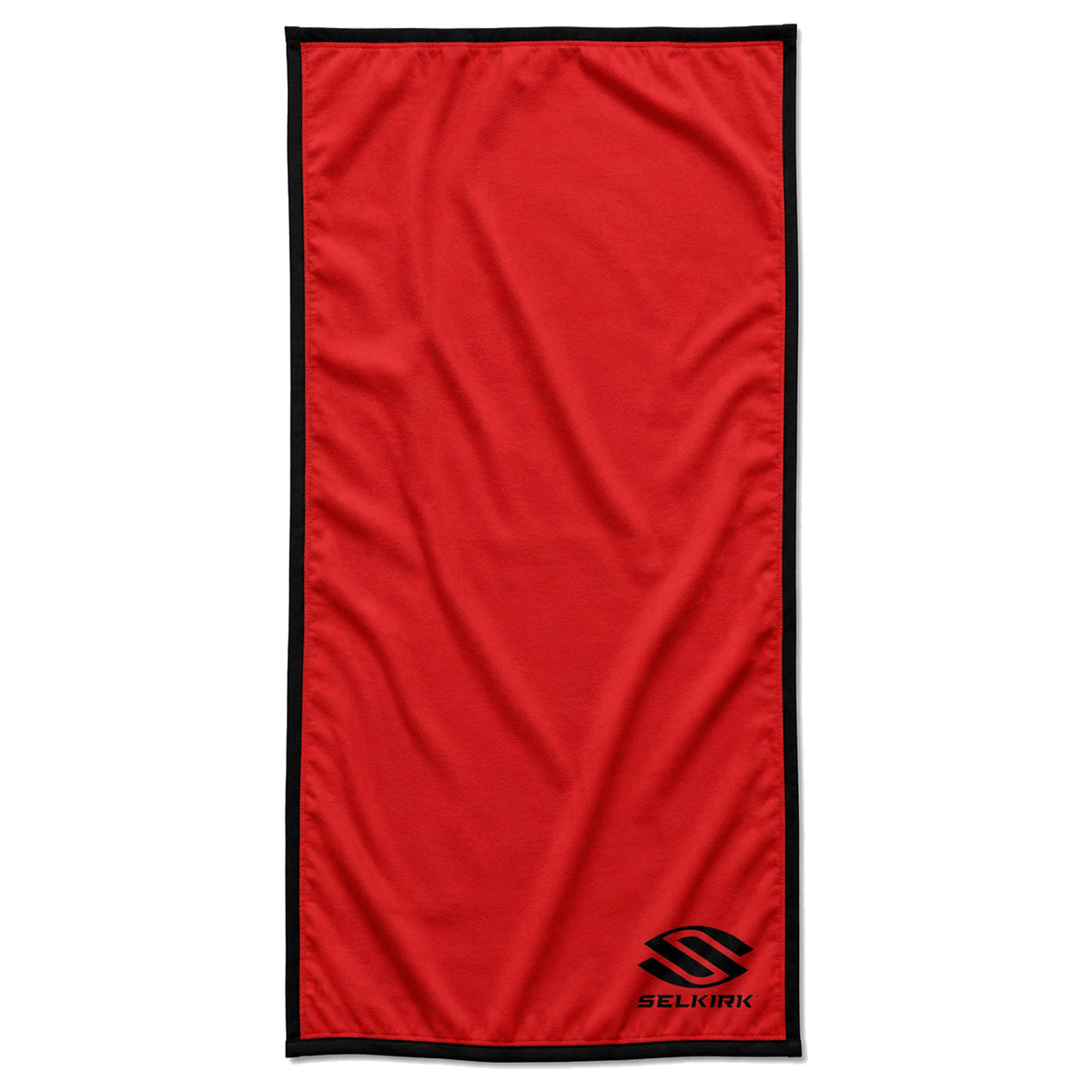 Selkirk Red | Black Edge Logo | Cotton Sports Towel