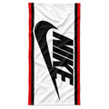 Nike Swoosh | White Red Black Lining | Cotton Sports Towel