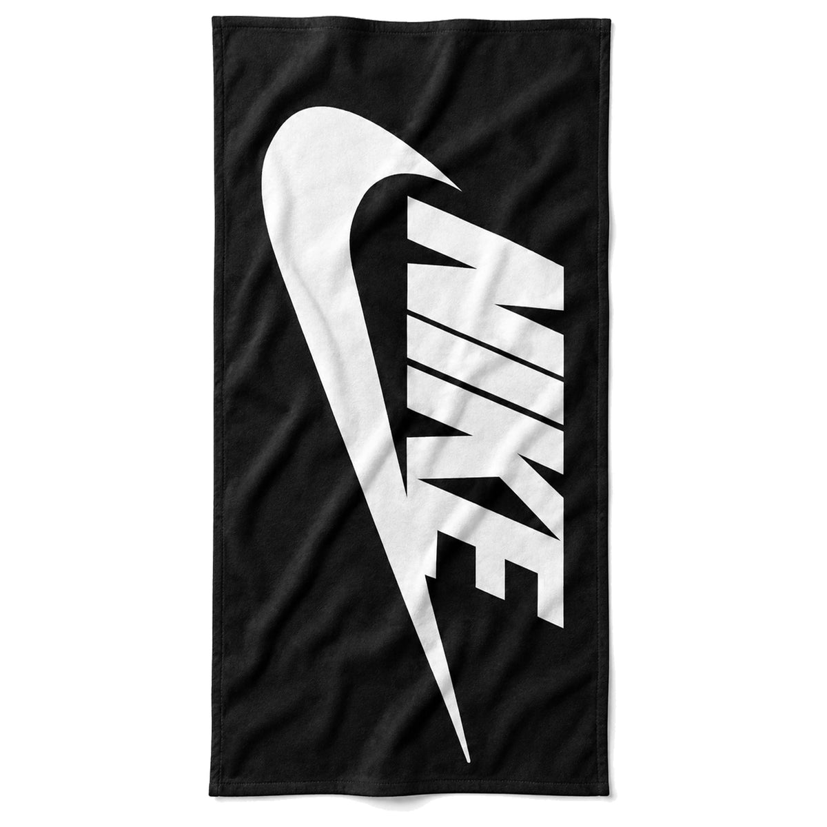 Nike Swoosh | Black White Logo | Cotton Sports Towel
