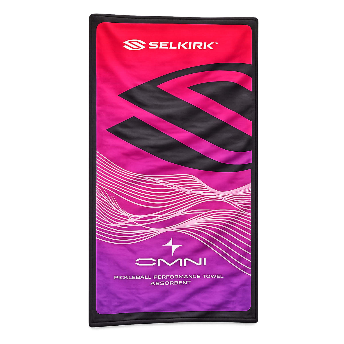 Selkirk OMNI Cosmic | Hot Pink Purple Ombre | Cotton Pickleball Towel