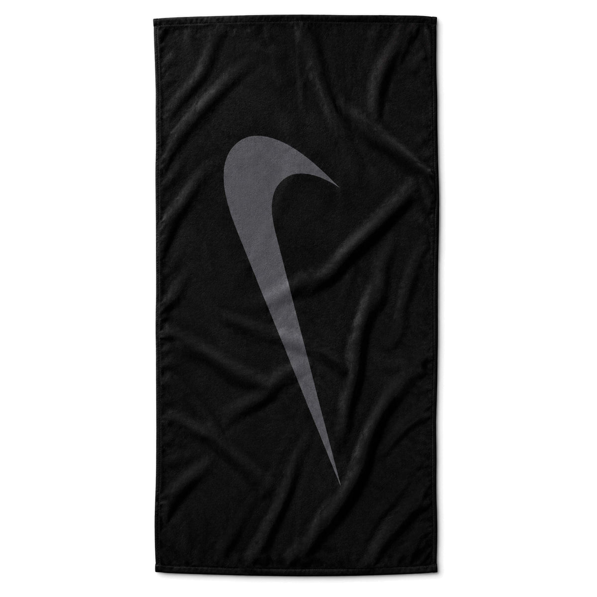 Nike Swoosh Black Grey | Cotton Sports Towel