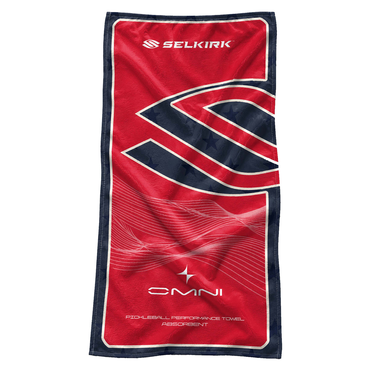 Selkirk OMNI 1776 | Star Pattern | Cotton Pickleball Towel